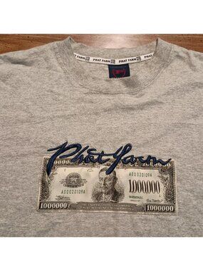 Phat Farm Million Dollar Shirt - XXL // Long Sleeve Fashion Designer Brand Tee